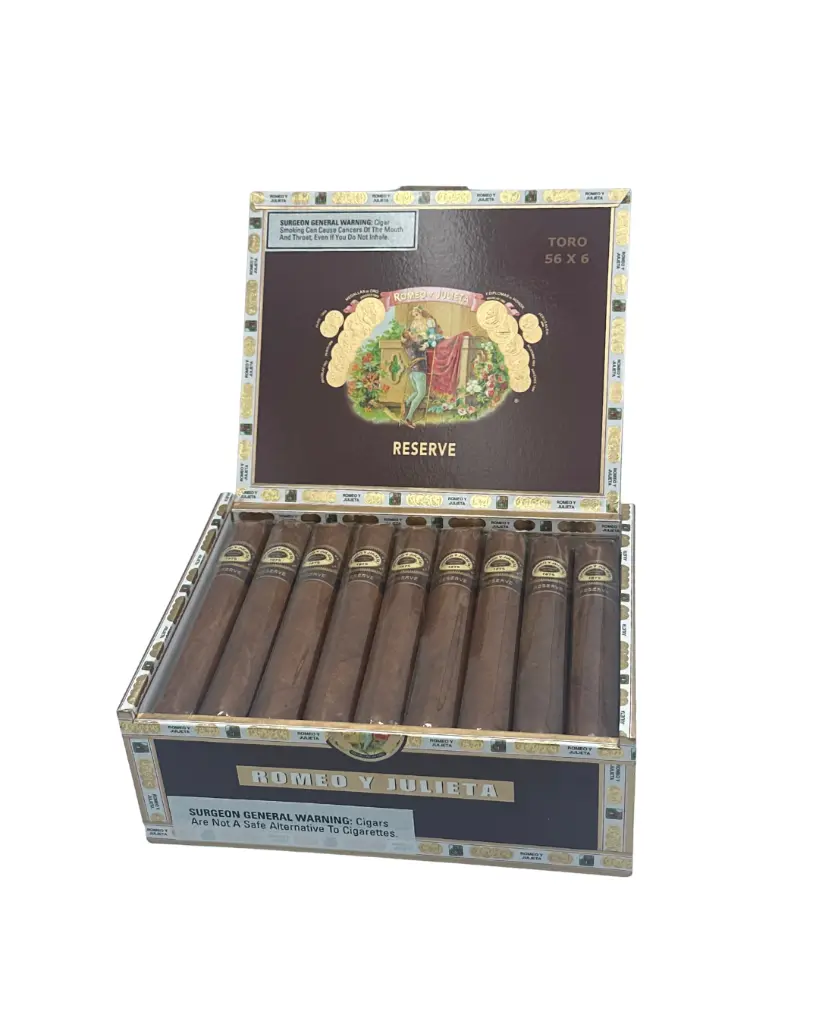 romeo-y-julieta-reserve-toro-open-box.webp