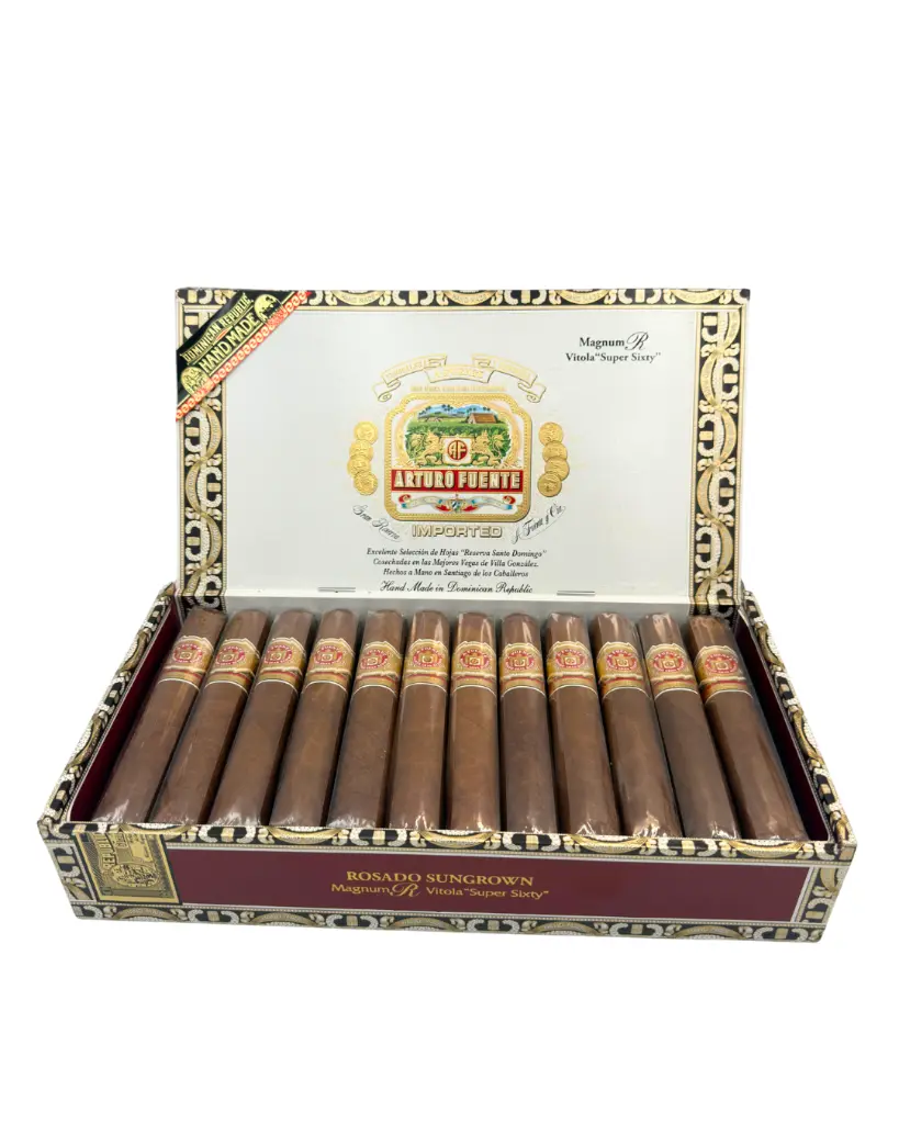 arturo-fuente-rosado-sungrown-super-60-open-box-display.webp