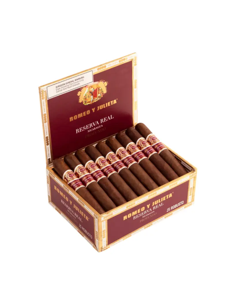 romeo-y-julieta-reserva-real-nicaragua-robusto-box-open.webp