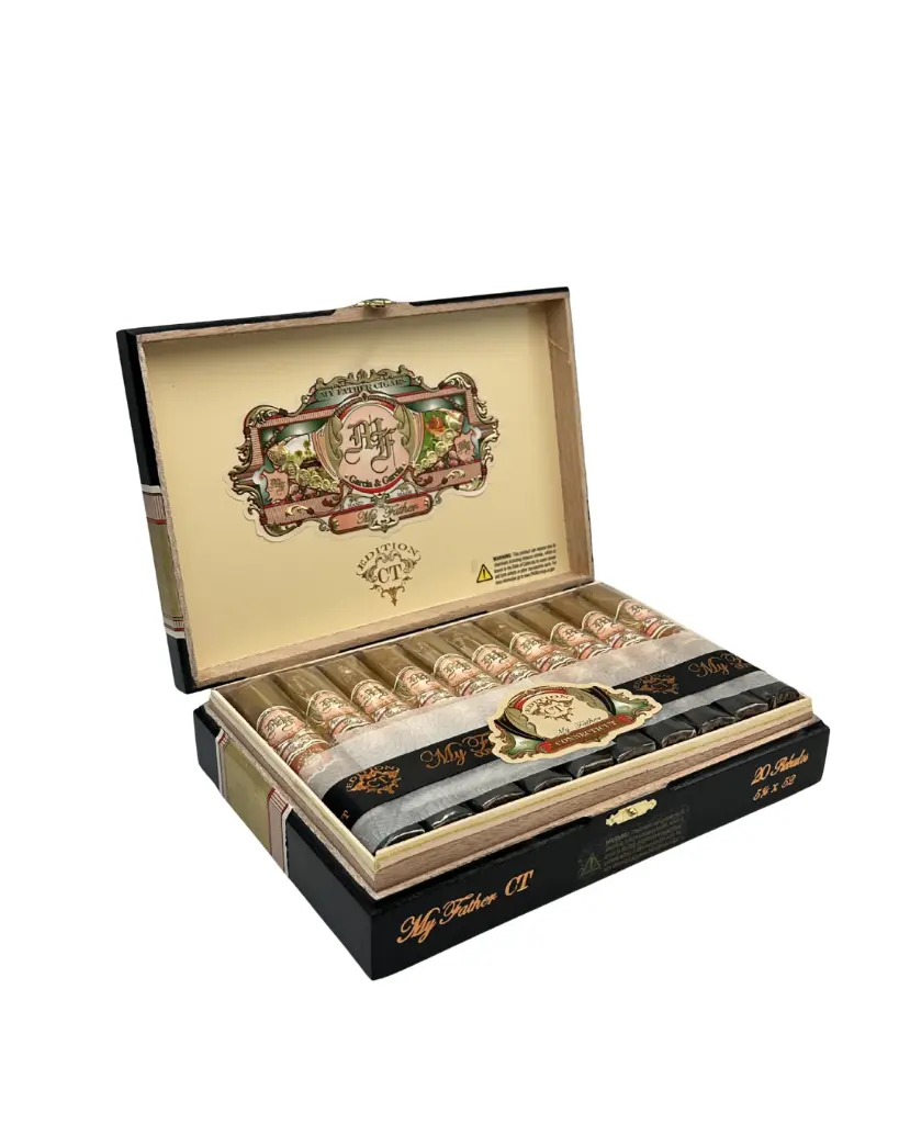 my-father-connecticut-robusto-open-box.webp