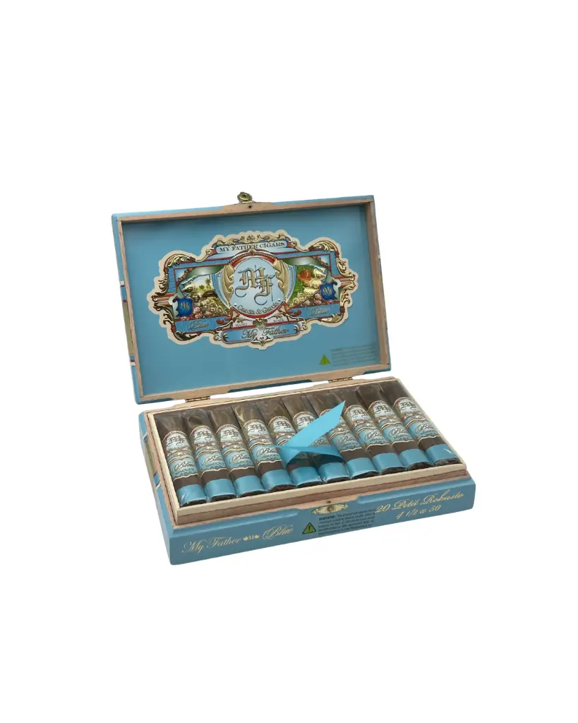 my-father-blue-petite-robusto-open-box-angle.webp