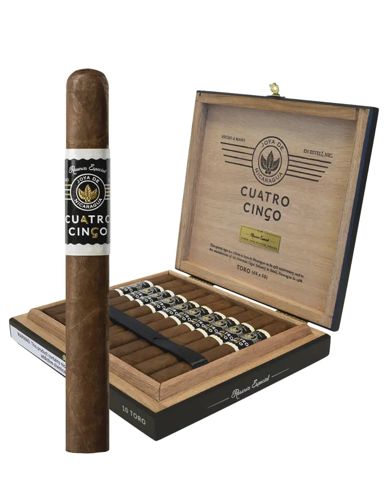 joya-de-nicaragua-cuatro-cinco-toro-box-and-single.webp