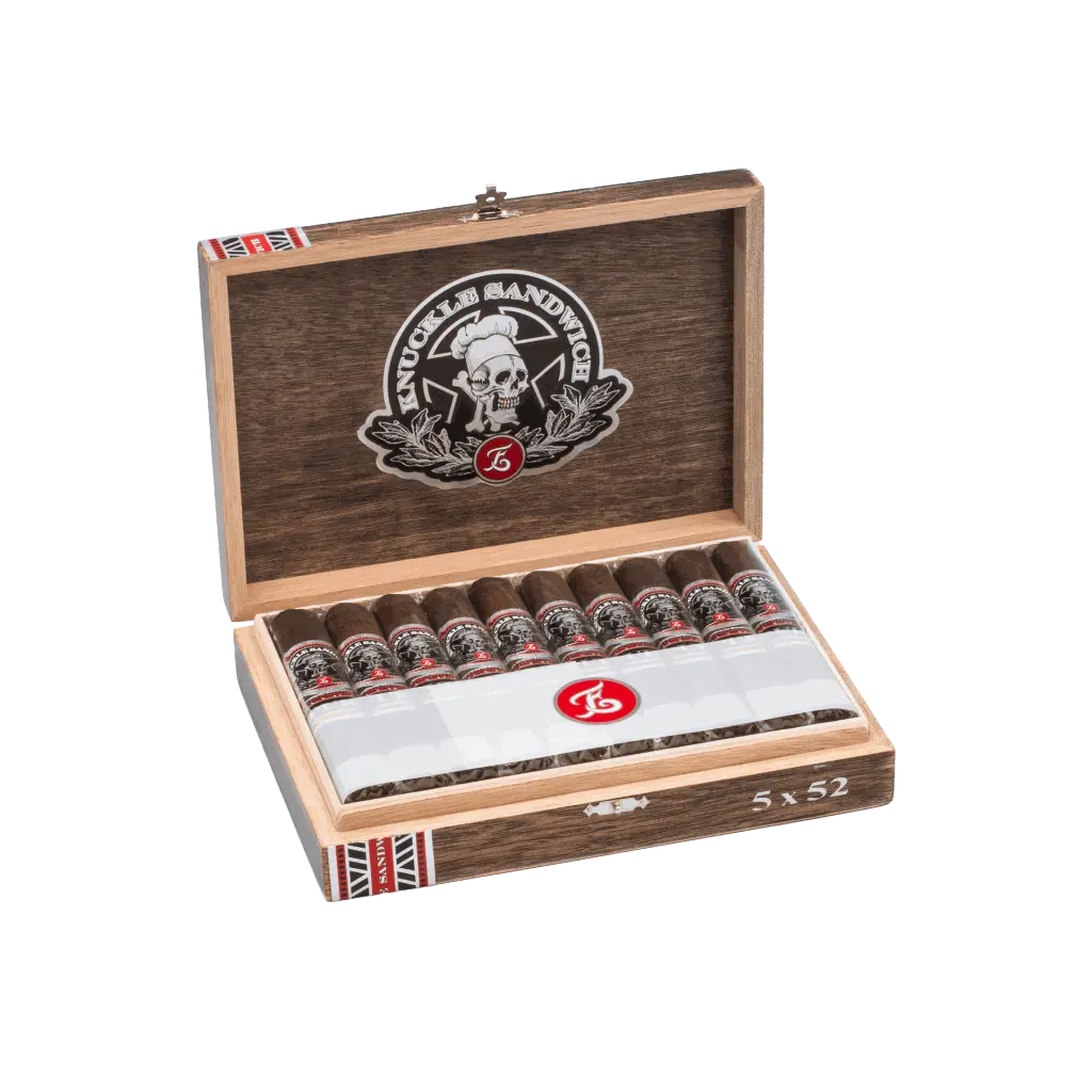 espinosa-knuckle-sandwich-puro-nicaragua-robusto-5x52-open-box.webp