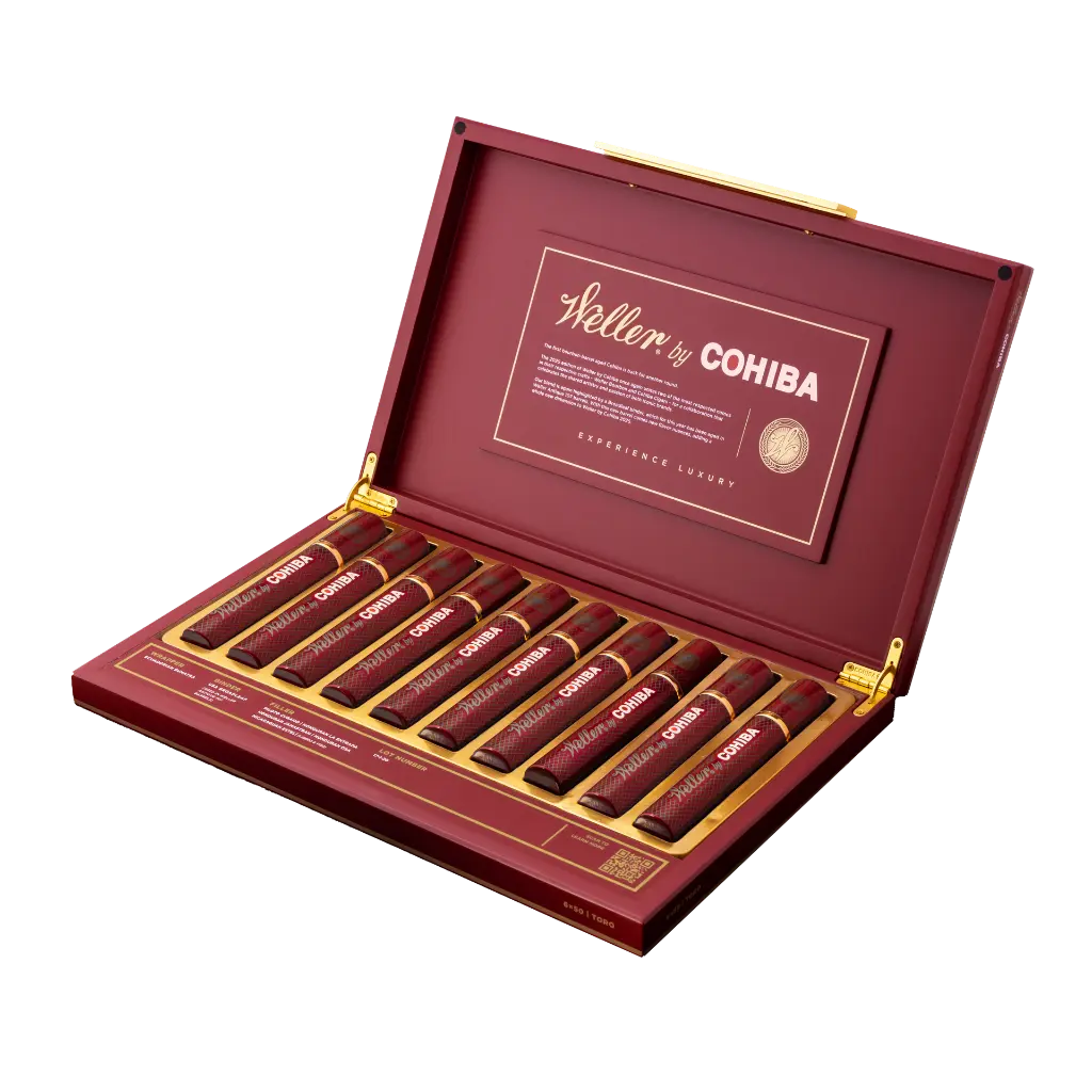 cohiba-weller-2025-red-box-toro-open-box-front-angle.webp