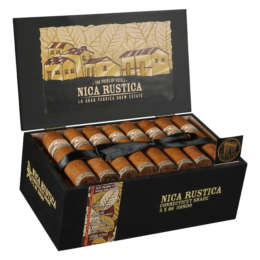 drew-estate-nica-rustica-connecticut-shade-gordo-open-box.webp