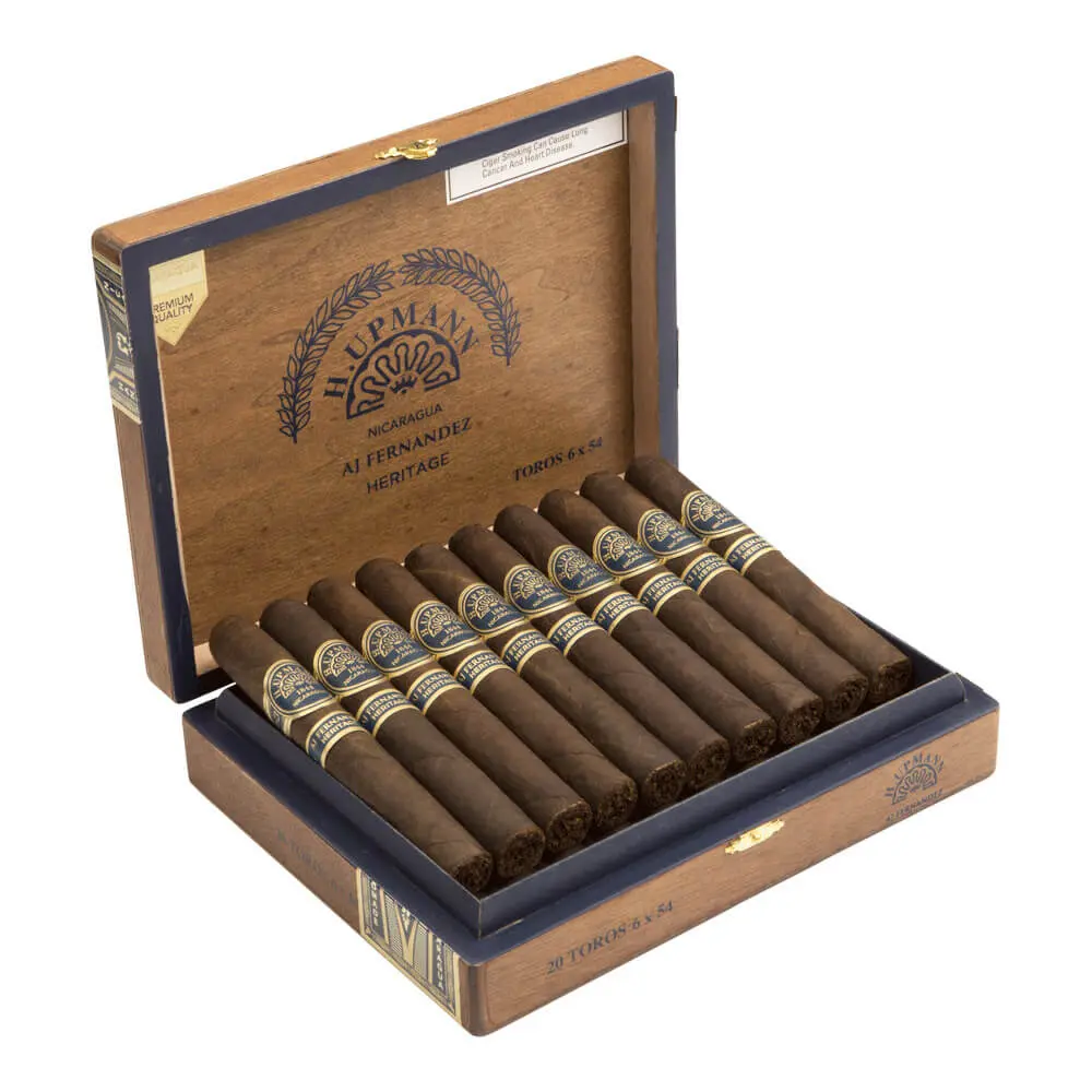 h-upmann-nicaragua-ajf-heritage-toro-box-open.webp