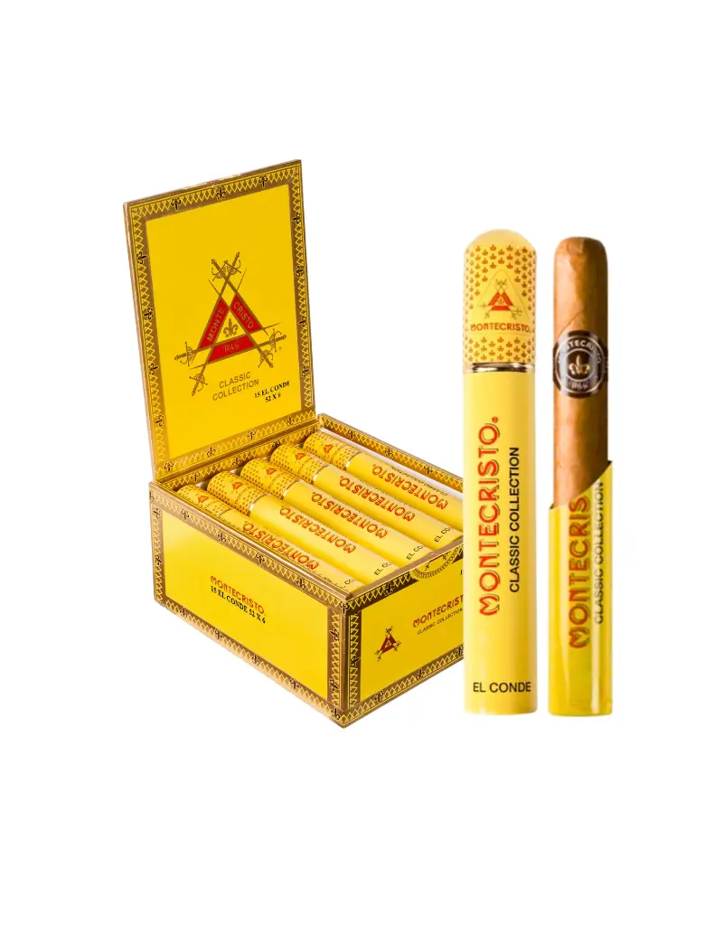 montecristo-classic-collection-el-conde-tubo-open-box-and-tube.webp