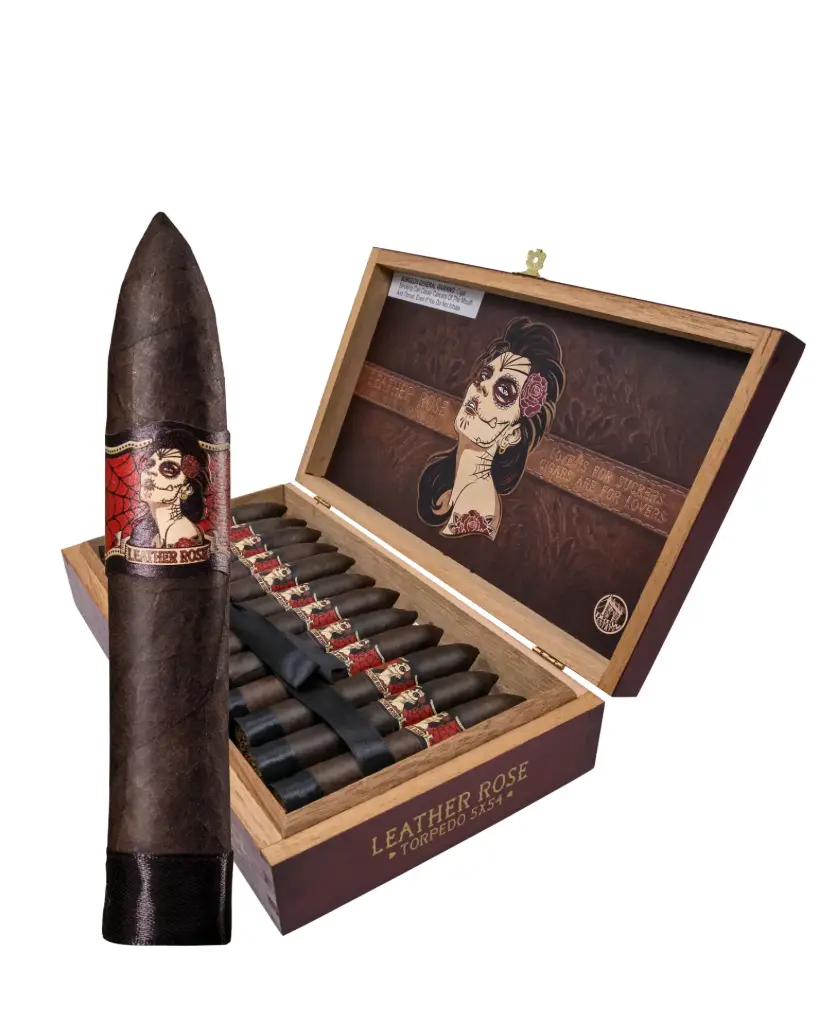 Deadwood Tobacco Co. - Leather Rose Torpedo 